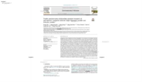 Trophic predator-prey relationships promote transport of microplastics compared with the single Hypoaspis aculeifer and Folsomia candida*